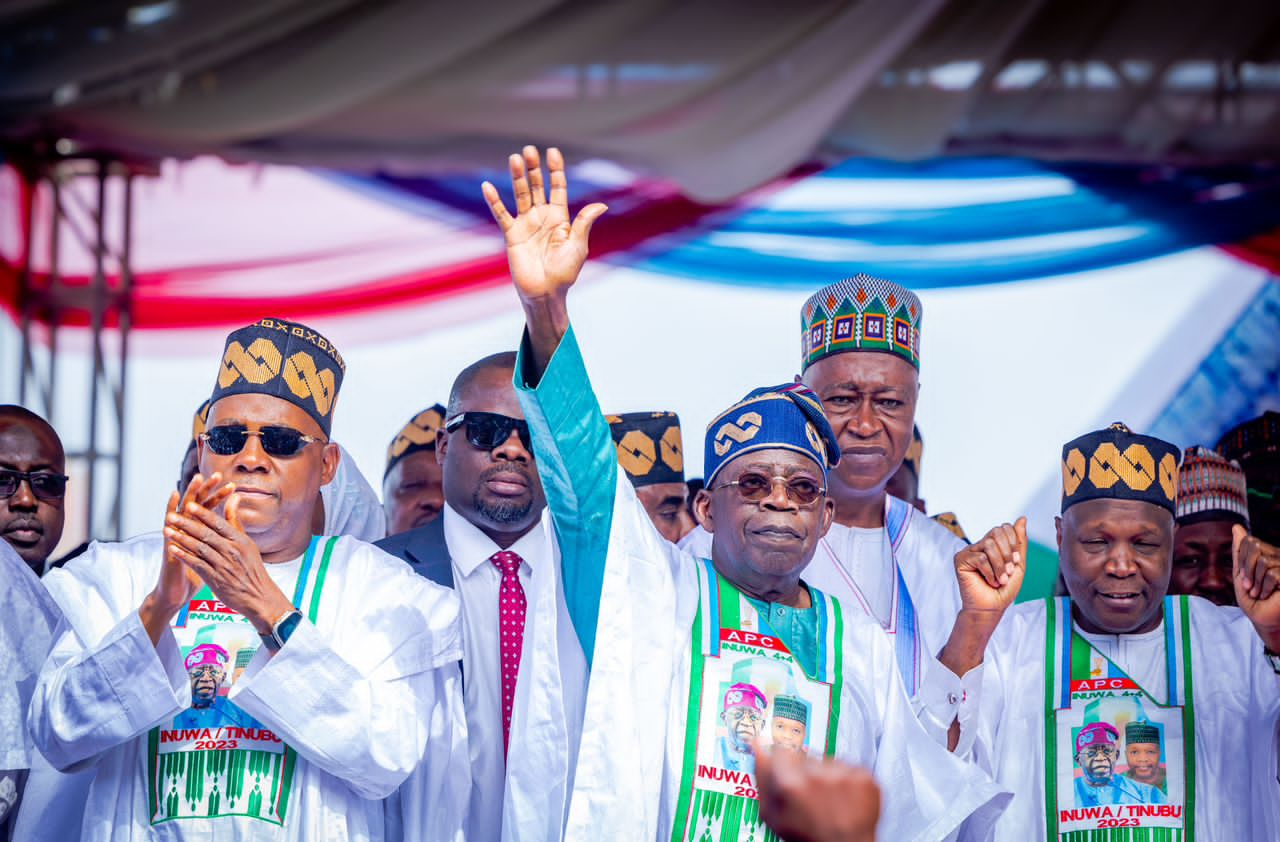 Read more about the article Mammoth crowd attends Tinubu’s rally in Gombe