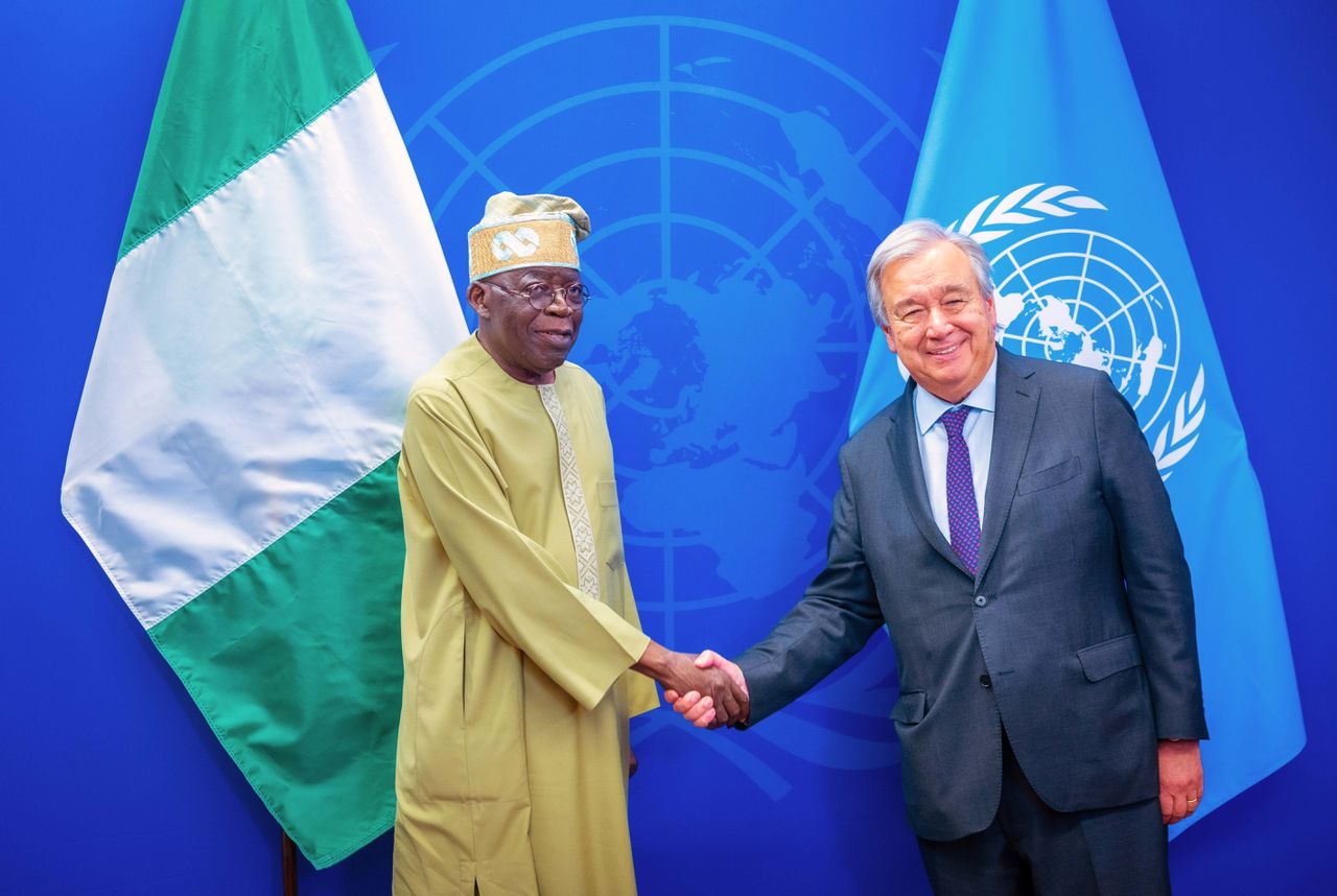 Read more about the article PRESIDENT TINUBU TO UN SECRETARY-GENERAL: WE MUST NOT USE HUMAN RIGHTS ADVOCACY AS A WEAPON TO STOP AFRICAN NATIONS FROM TAKING STEPS NEEDED TO REFORM THEIR ECONOMIES