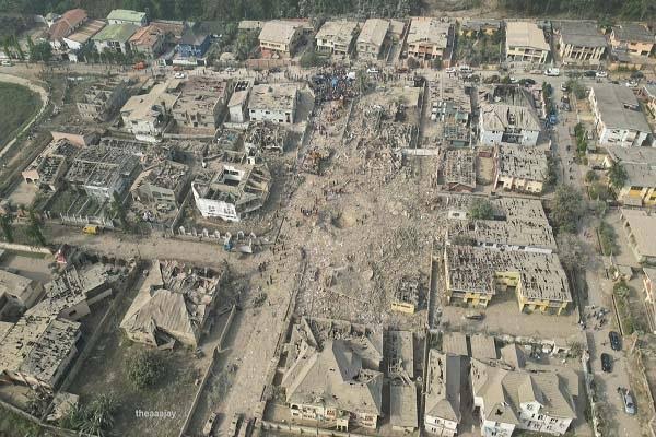 You are currently viewing IBADAN EXPLOSION: FG AWAITS FORENSIC INVESTIGATION ON ACTUAL CAUSE OF TRAGIC INCIDENT