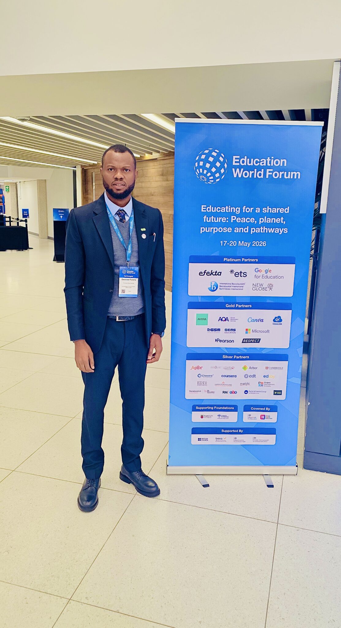 Ubaeb Lagos UBEB Official Attends Education World Forum in London - insidekaduna